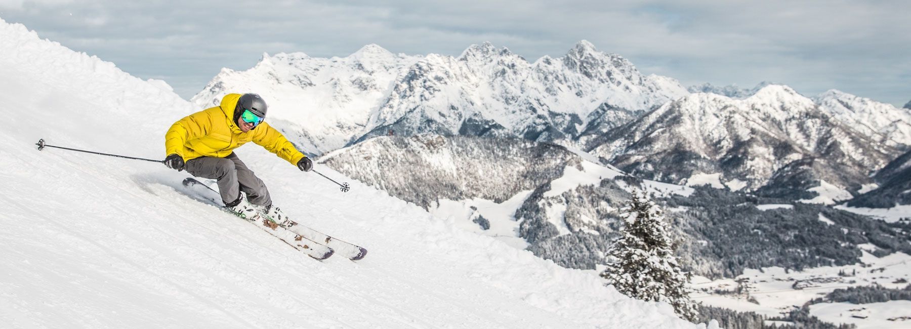 Skifahren in den Kitzbühler Alpen