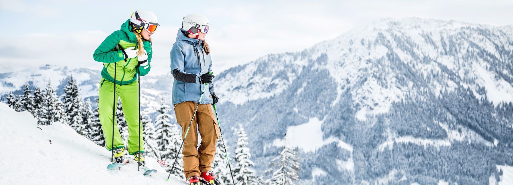 Skifahren im Bixental