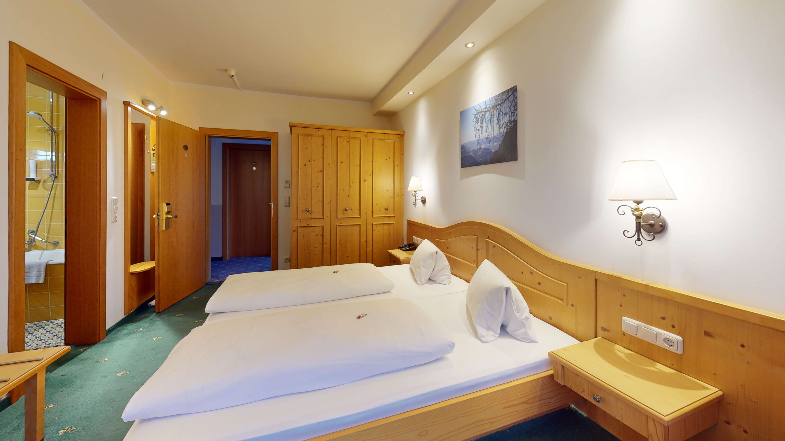 Komfort Doppelzimmer Tiroler Adler hell